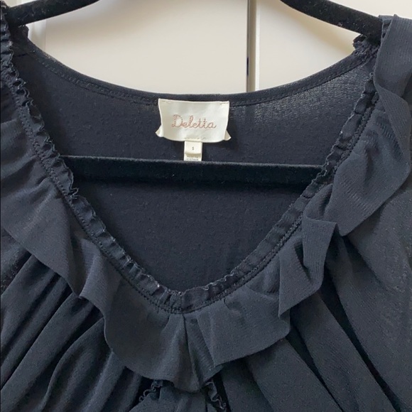 Deletta Ruffles Top - Small - Picture 3 of 6
